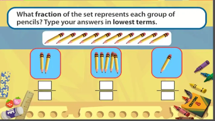 Unit Fractions android App screenshot 0